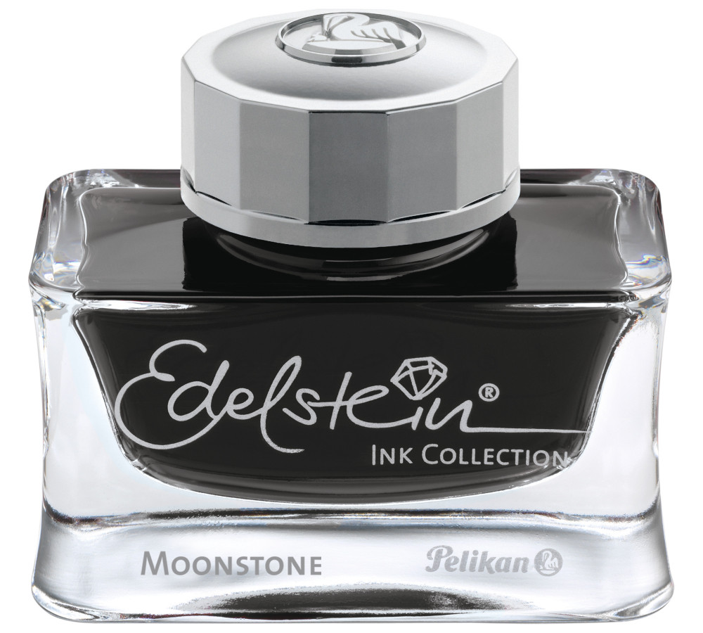 Флакон с чернилами Pelikan Edelstein Moonstone для перьевой ручки 50 мл серый, артикул 300827. Фото 1