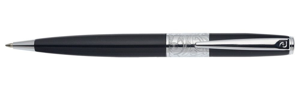 Шариковая ручка Pierre Cardin Baron черный лак хром, артикул PC2200BP. Фото 1