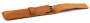 Кожаный чехол для одной ручки Handmade оранжевый