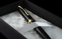 Перьевая ручка Diplomat Excellence A2 Black Lacquer Gold перо сталь