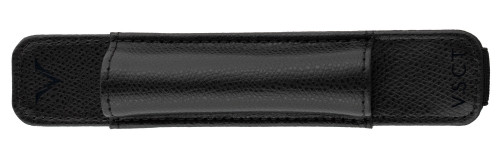 Кожаный чехол для ручки Visconti VSCT с резинкой на блокнот черный