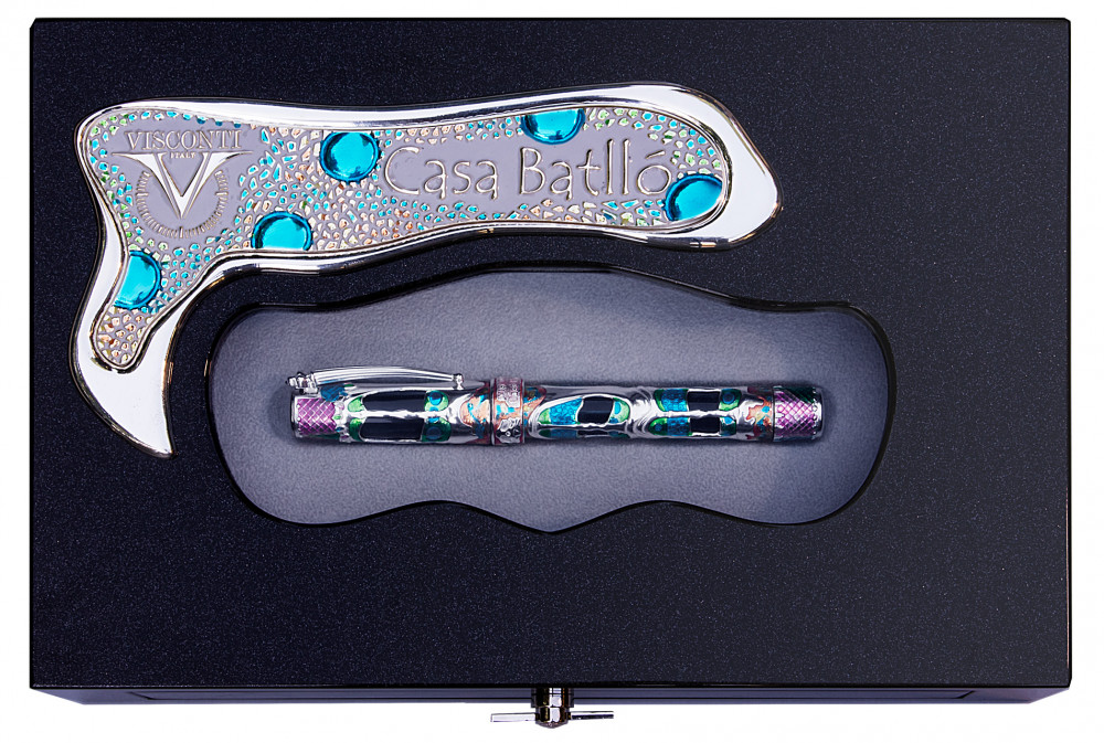 Перьевая ручка Visconti Casa Batllo Silver Limited Edition, артикул KP50-01-FPF. Фото 3