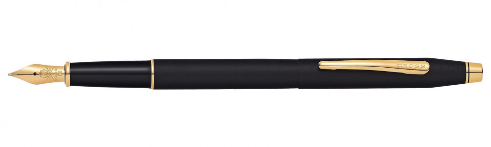 Перьевая ручка Cross Century Classic Matte Black GT, артикул AT0086-110MF. Фото 1