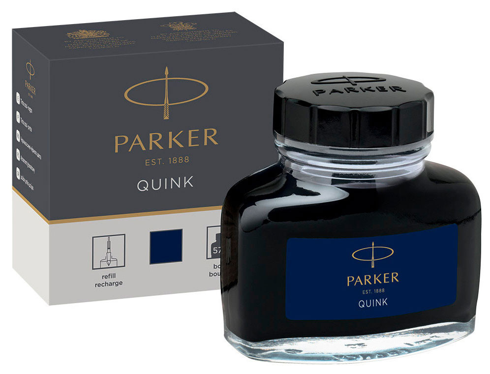 Флакон с чернилами для перьевой ручки Parker Z13 темно-синий, артикул 1950378. Фото 1