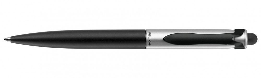 Шариковая ручка Pelikan Stola II со стилусом Black Silver, артикул 929687. Фото 1