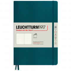 Записная книжка Leuchtturm Medium A5 Pacific Green мягкая обложка 123 стр