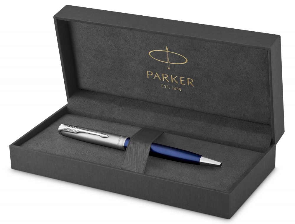 Шариковая ручка Parker Sonnet Entry Metal & Blue Lacquer, артикул 2146640. Фото 4