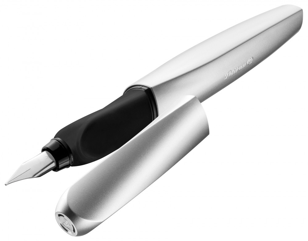 Перьевая ручка Pelikan Twist Silver, артикул PL947101. Фото 3