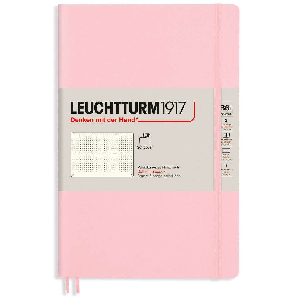 Записная книжка Leuchtturm Paperback B6+ Powder мягкая обложка 123 стр, артикул 363931. Фото 1