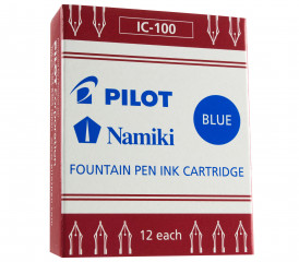 Картриджи с чернилами (12 шт) для перьевых ручек Pilot Fine Writing синий