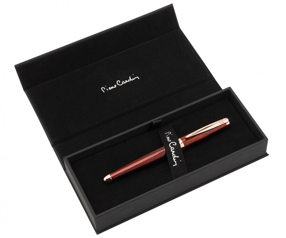 Перьевая ручка Pierre Cardin Majestic коричнево-медный лак с рисунком, артикул PCX755FP-RG. Фото 5