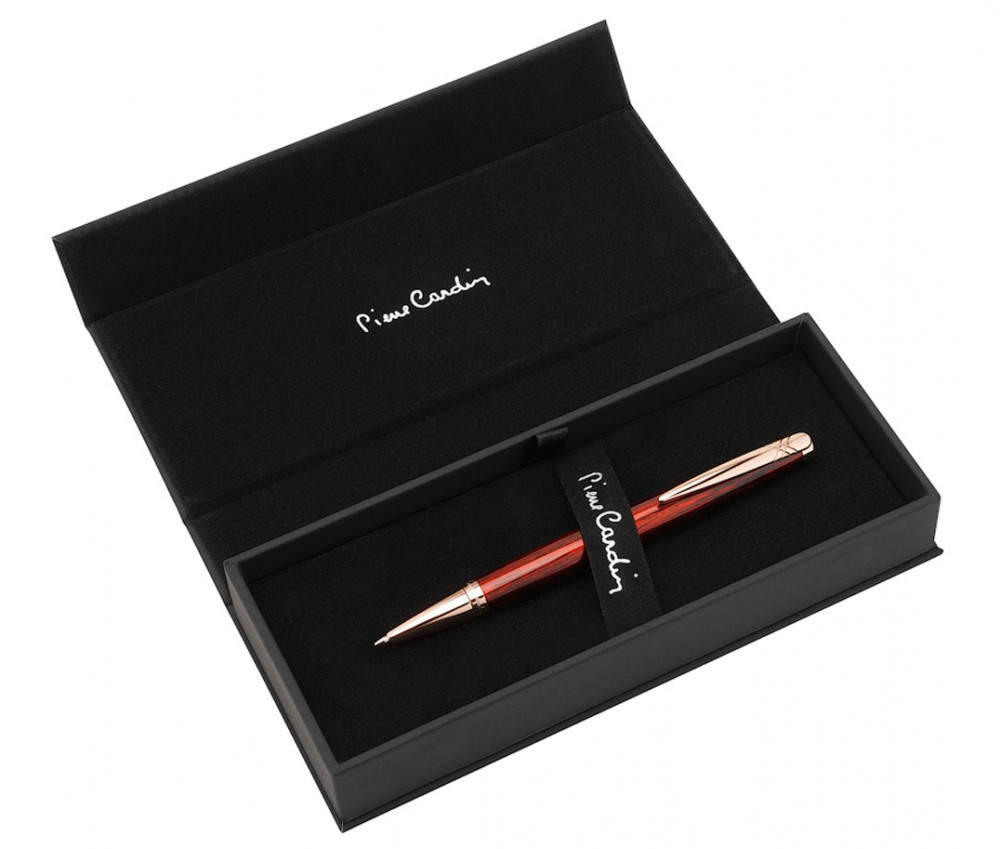 Шариковая ручка Pierre Cardin Majestic коричнево-медный лак с рисунком, артикул PCX755BP-RG. Фото 3