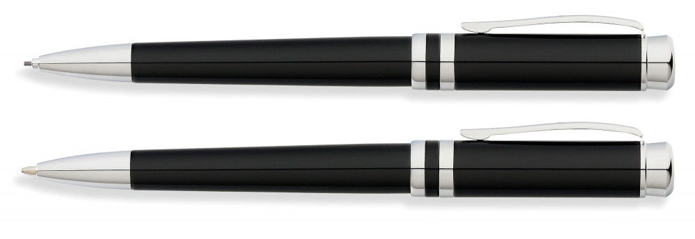 Набор Franklin Covey Freemont Deco Black Lacquer шариковая ручка и карандаш, артикул FC0031-1. Фото 2