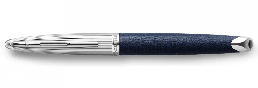 Перьевая ручка Waterman Carene Blue Leather CT F Special Edition 2019, артикул 2099567. Фото 2