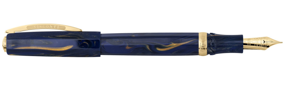 Перьевая ручка Visconti Medici Golden Blue, артикул KP17-05-FPEF. Фото 1