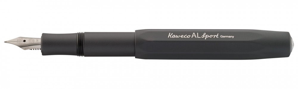 Перьевая ручка Kaweco AL Sport Black, артикул 10000429. Фото 1