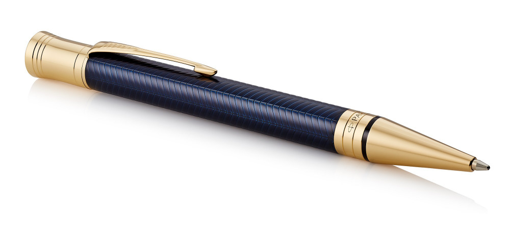 Шариковая ручка Parker Duofold Prestige Blue Chevron GT, артикул 1931373. Фото 2