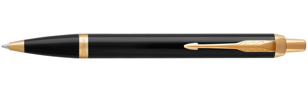 Шариковая ручка Parker IM Core Black Lacquer GT, артикул 1931666. Фото 1
