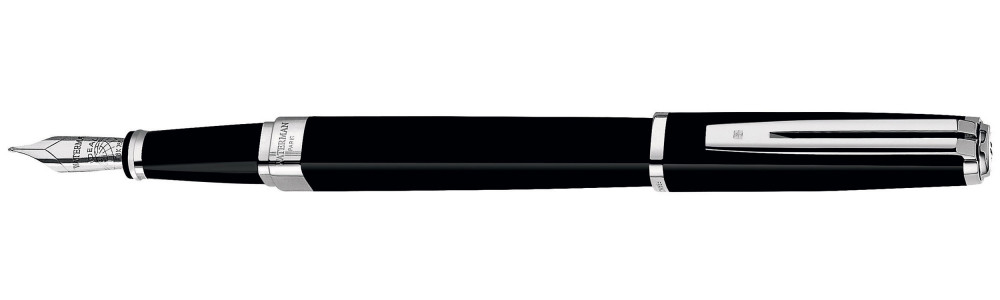 Перьевая ручка Waterman Exception Slim Black ST, артикул S0637010. Фото 1