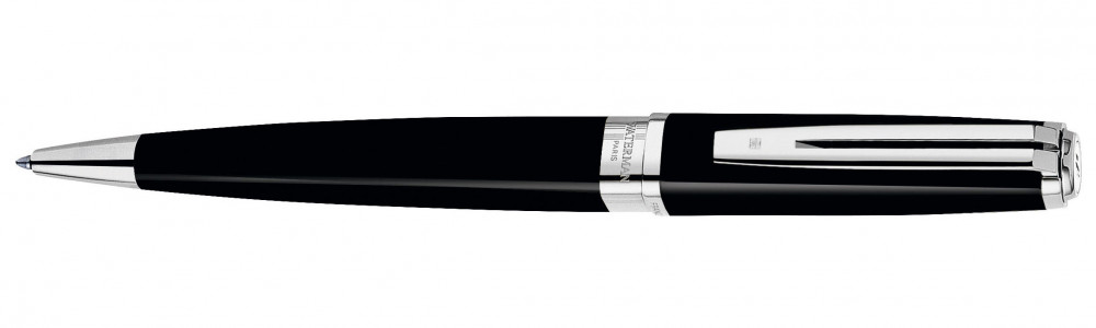 Шариковая ручка Waterman Exception Slim Black ST, артикул S0637040. Фото 1
