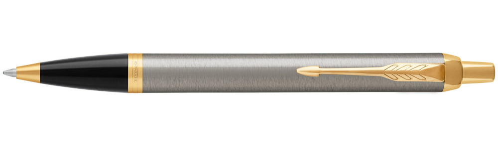 Шариковая ручка Parker IM Core Brushed Metal GT, артикул 1931670. Фото 1