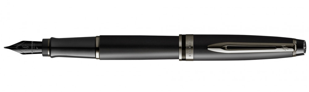 Перьевая ручка Waterman Expert Metallic Black RT, артикул 2119188. Фото 1
