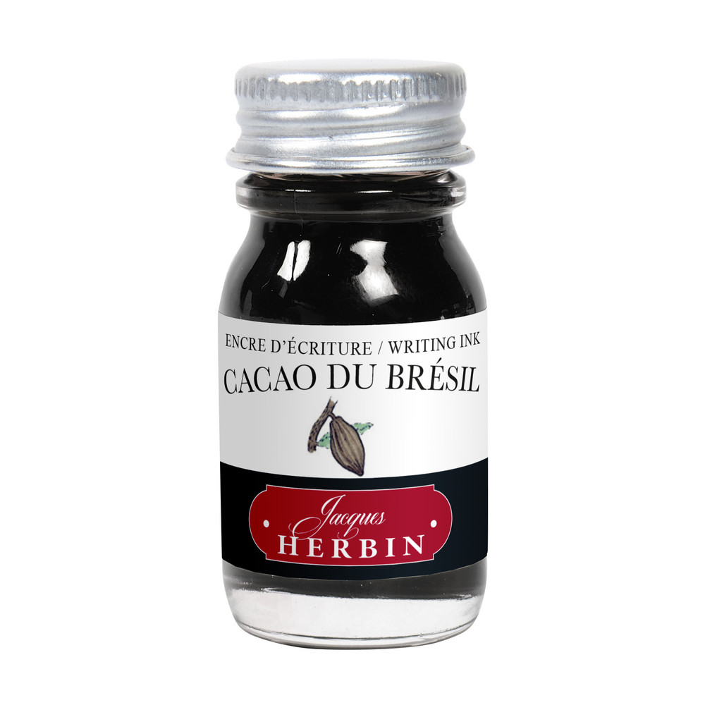 Флакон с чернилами Herbin Cacao du Bresil (серо-коричневый) 10 мл, артикул 11545T. Фото 1
