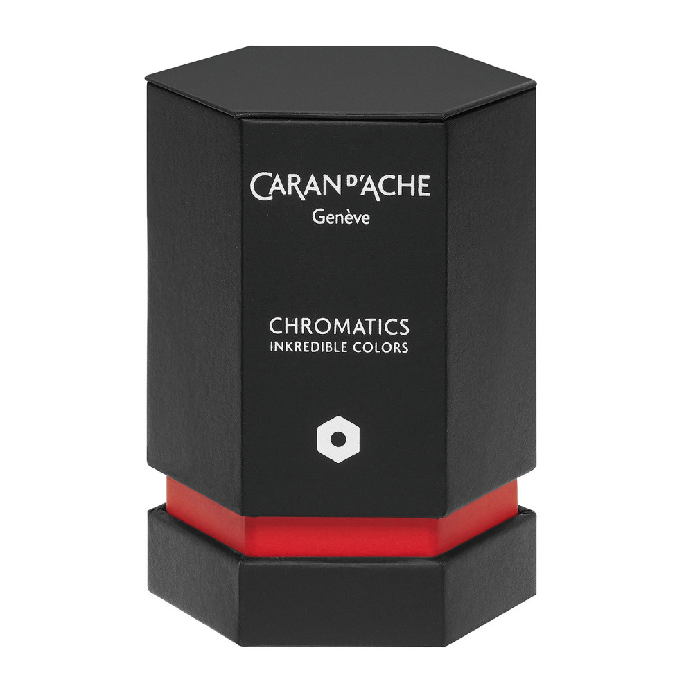 Флакон с чернилами Caran d'Ache Chromatics Infrared красный 50 мл, артикул 8011.070. Фото 2