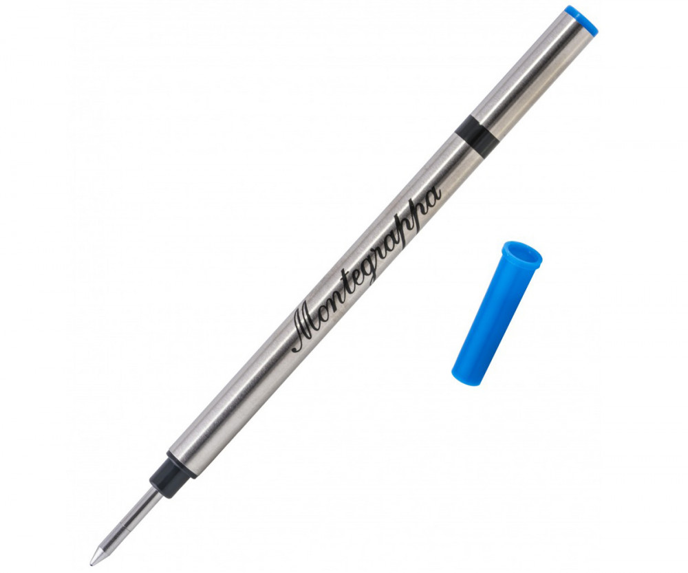 Стержень стандартный для ручки-роллера Montegrappa синий, артикул ia00rltb. Фото 1