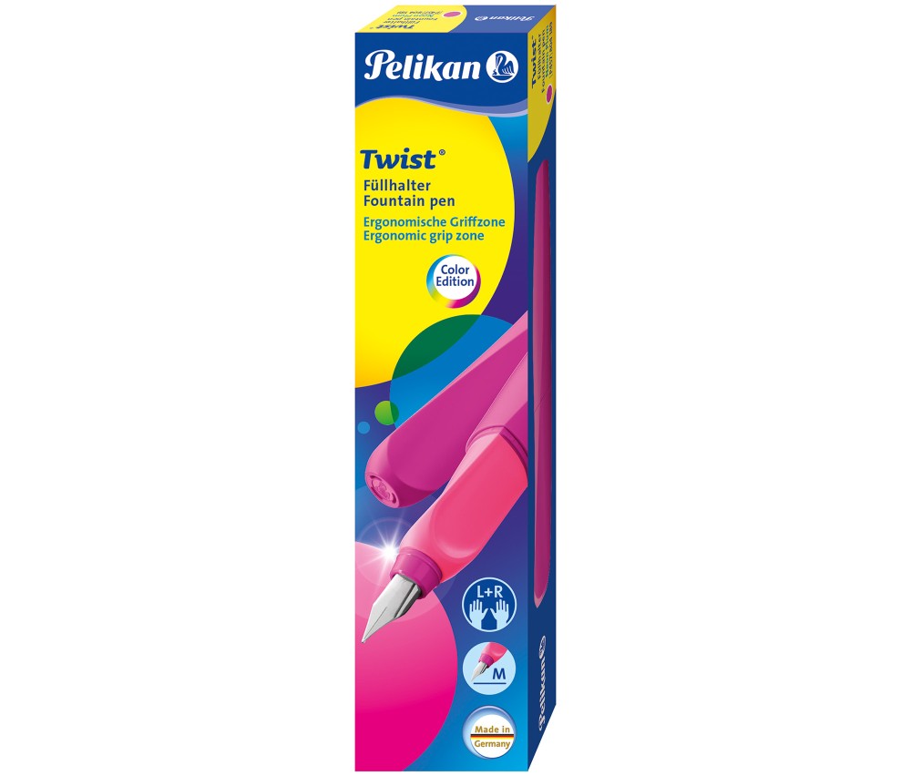 Перьевая ручка Pelikan Twist Neon Plum, артикул PL804189. Фото 6
