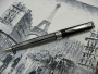 Шариковая ручка Pierre Cardin Tresor Black Lacquer CT рифленый рисунок