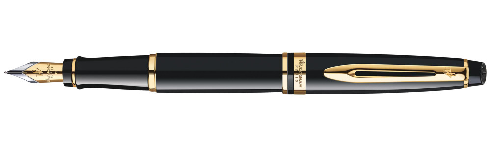 Перьевая ручка Waterman Expert Black Lacque GT, артикул S0951640. Фото 1