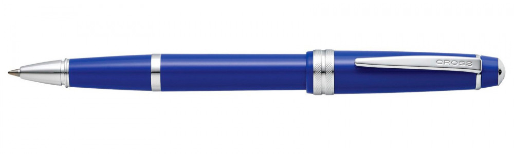 Ручка-роллер Cross Bailey Light Blue Resin, артикул AT0745-4. Фото 1