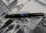 Шариковая ручка Pierre Cardin Libra черный лак синяя вставка из акрила