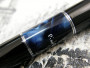 Шариковая ручка Pierre Cardin Libra черный лак синяя вставка из акрила