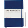 Записная книжка Leuchtturm Master Slim A4+ Navy твердая обложка 123 стр