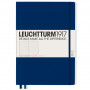 Записная книжка Leuchtturm Master Slim A4+ Navy твердая обложка 123 стр