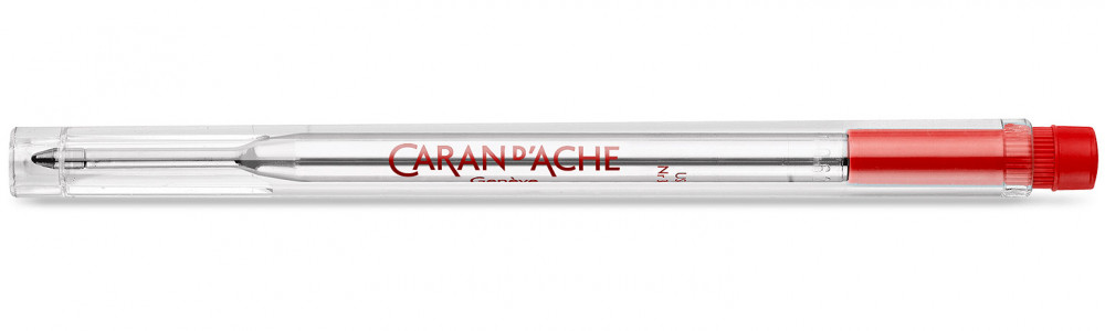 Стержень для шариковой ручки Caran d'Ache Goliath F (тонкий) красный, артикул 8420.070. Фото 1