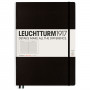 Записная книжка Leuchtturm Master Slim A4+ Black твердая обложка 123 стр