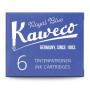 Картриджи с чернилами (6 шт) для перьевой ручки Kaweco Royal Blue Картриджи с чернилами (6 шт) для перьевой ручки Kaweco Royal Blue