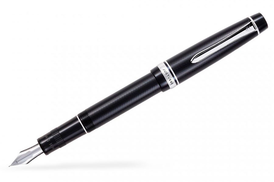 Перьевая ручка Pilot Justus 95 Black Rhodium, артикул FJ3MRR-NB-F-COF-NT. Фото 3