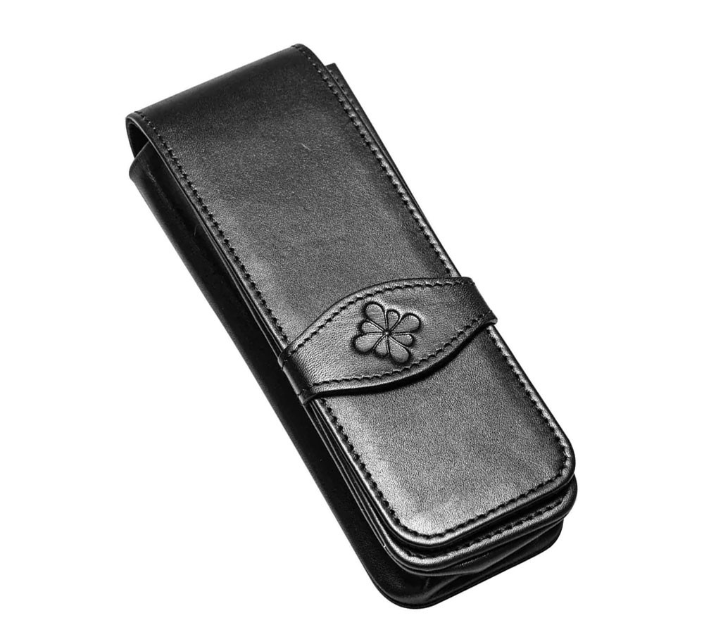 Кожаный чехол для трех ручек Diplomat черный, артикул D90129875. Фото 1