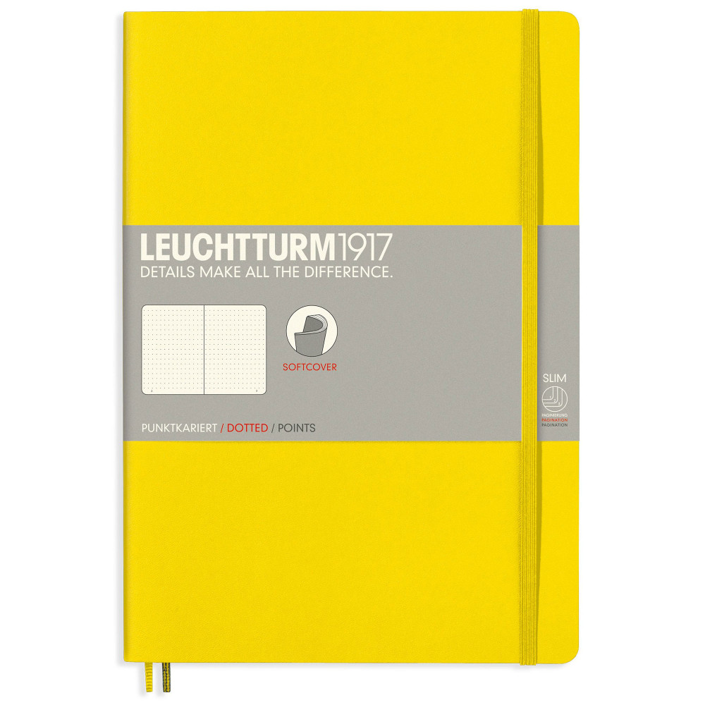 Записная книжка Leuchtturm Composition B5 Lemon мягкая обложка 123 стр, артикул 355289. Фото 1
